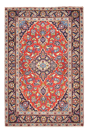 Persisk tæppe - Keshan - 147 x 97 cm - rød