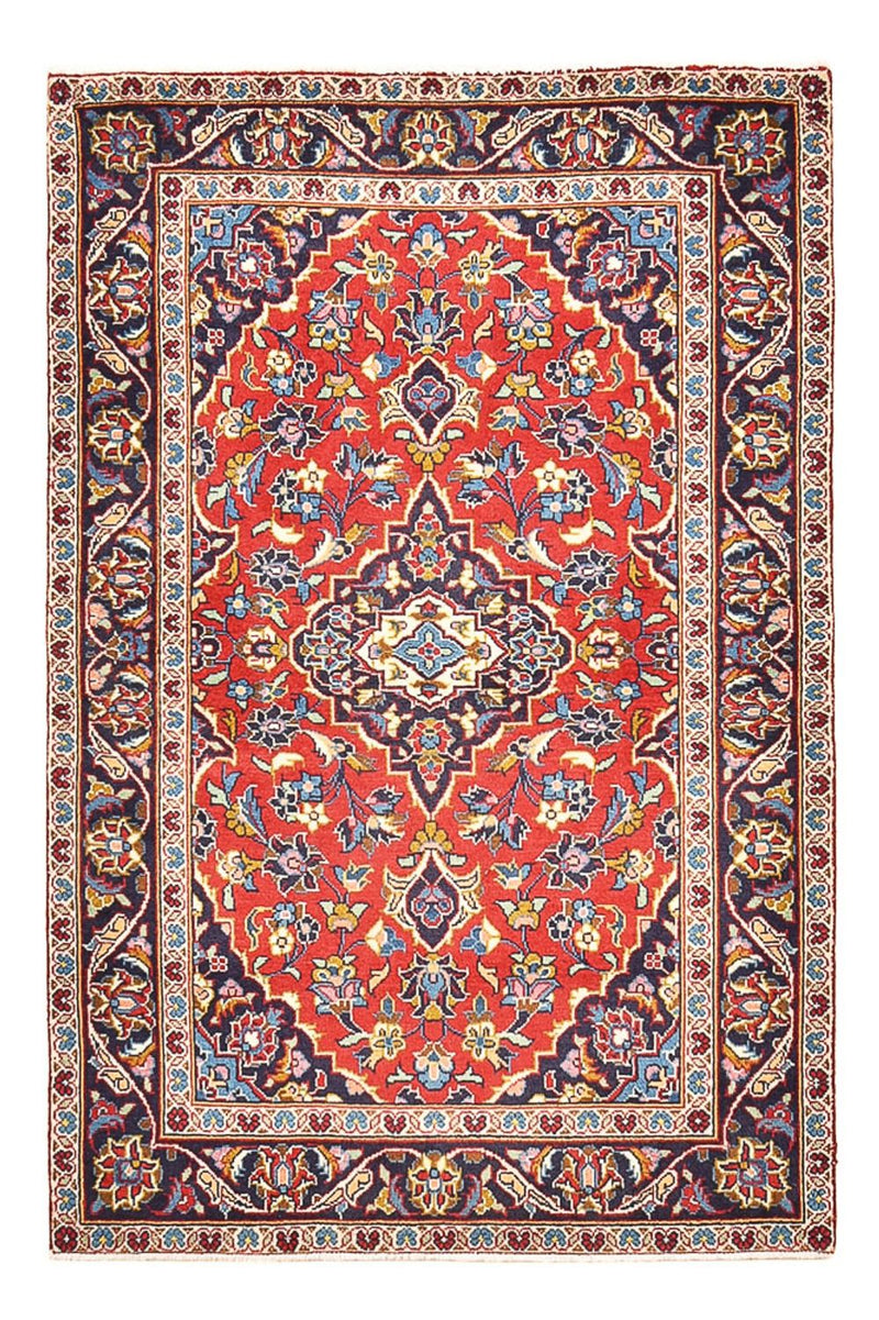 Persisk tæppe - Keshan - 147 x 97 cm - rød