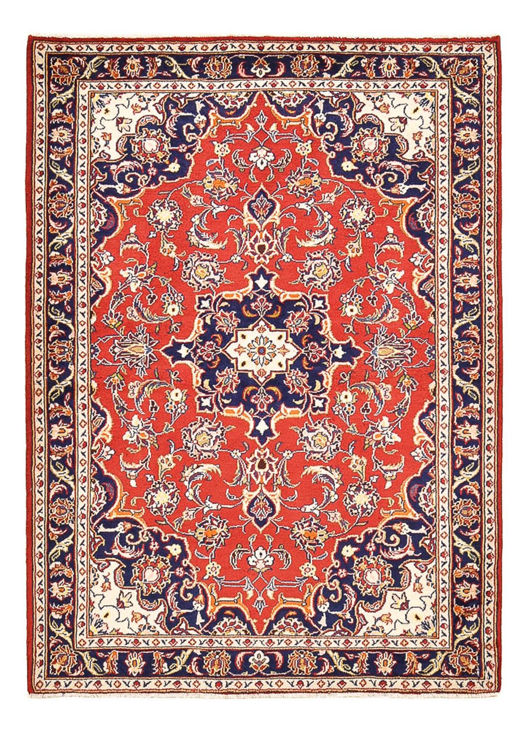 Persisk tæppe - Keshan - 154 x 112 cm - rød