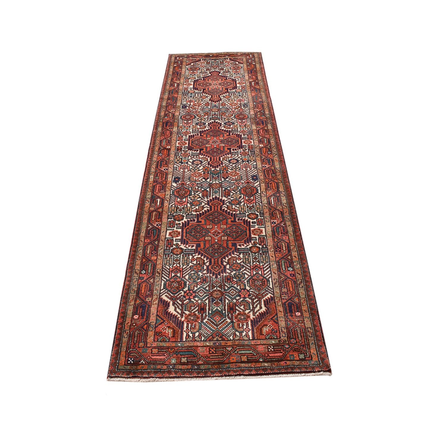 Løber Persisk tæppe - Nomadisk - 319 x 83 cm - taupe