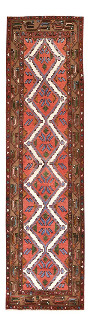 Løber Persisk tæppe - Nomadisk - 303 x 81 cm - rød