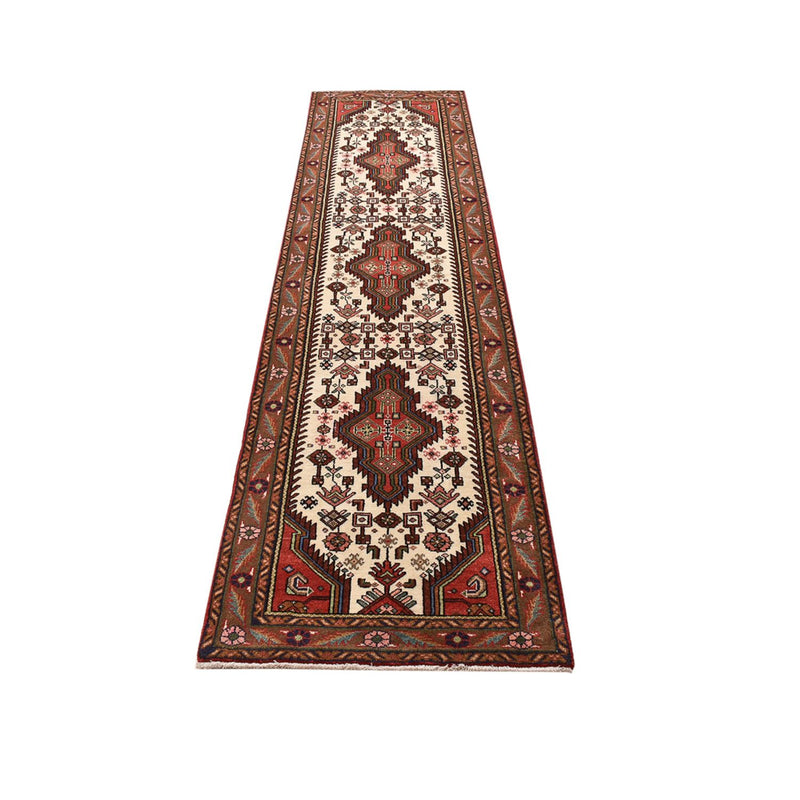 Løber Persisk tæppe - Nomadisk - 308 x 78 cm - beige