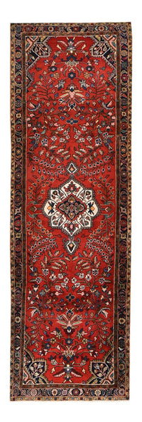 Løber Persisk tæppe - Nomadisk - 320 x 98 cm - rød