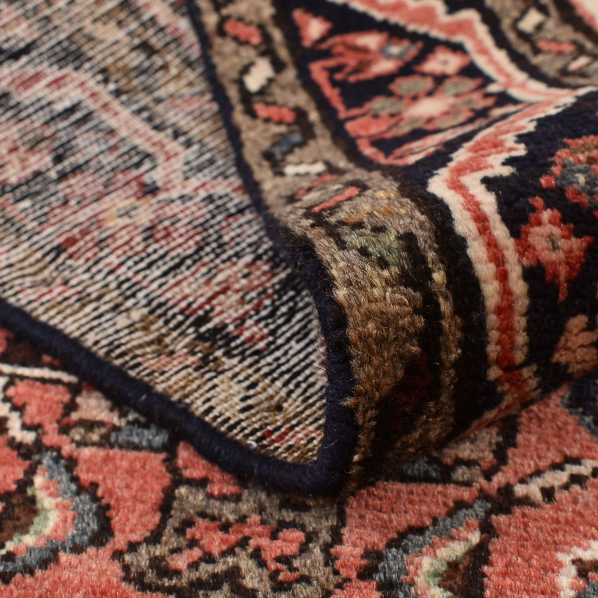 Persisk tæppe - Nomadisk - 147 x 104 cm - lysrød