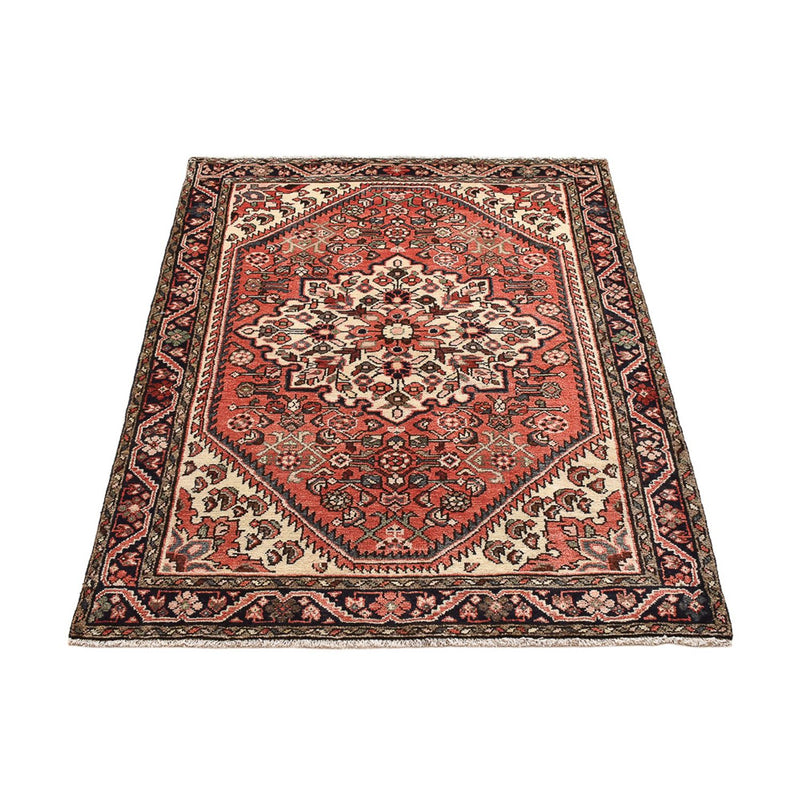 Persisk tæppe - Nomadisk - 147 x 104 cm - lysrød