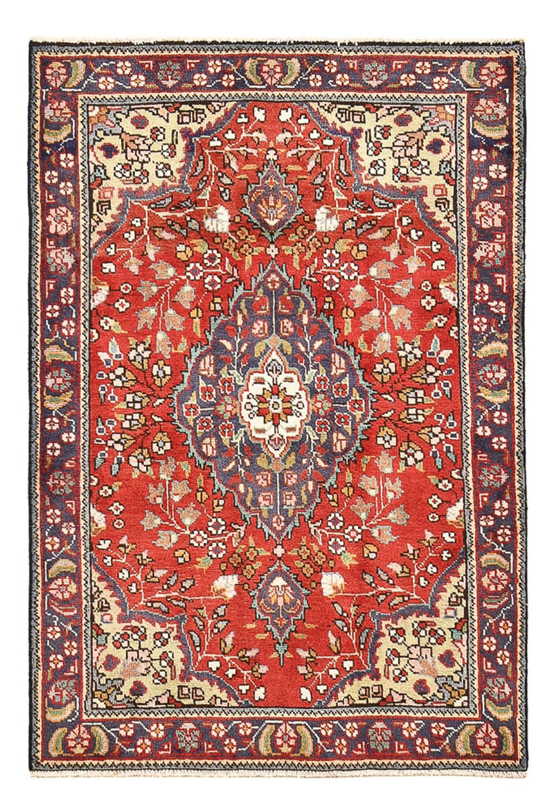 Persisk tæppe - Tabriz - 145 x 100 cm - rød