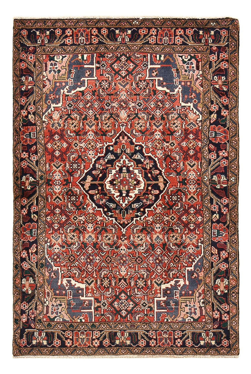 Persisk tæppe - Nomadisk - 156 x 105 cm - mørkerød