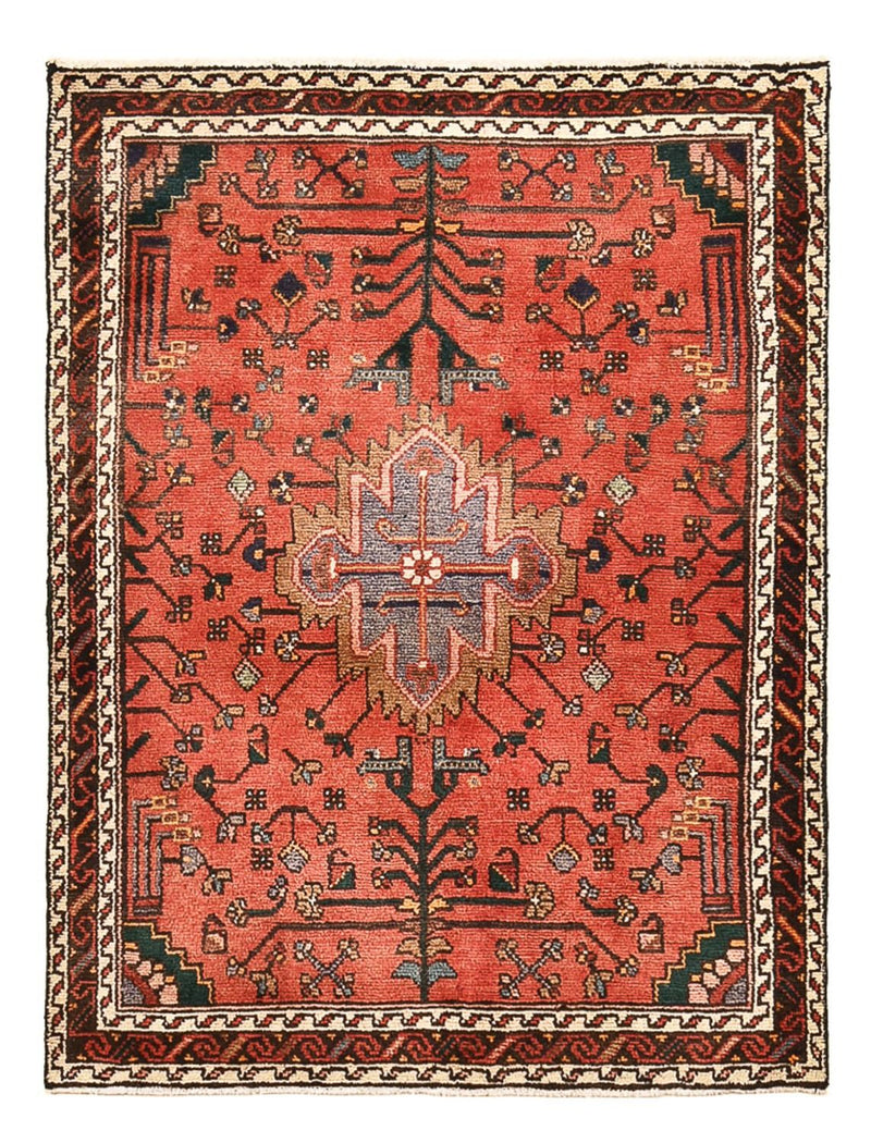 Persisk tæppe - Nomadisk - 130 x 98 cm - rød