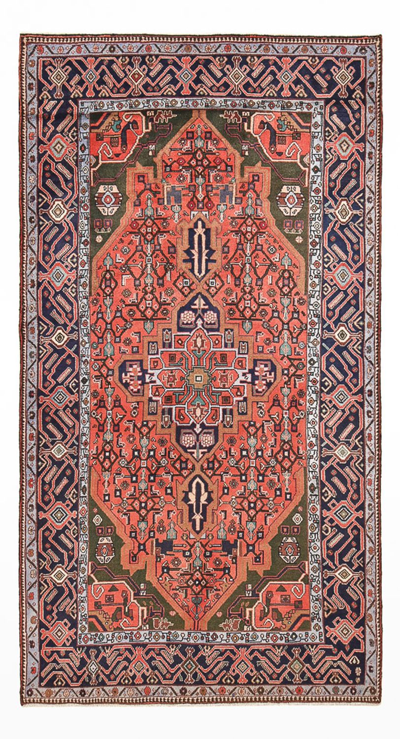 Persisk tæppe - Nomadisk - 277 x 150 cm - lysrød