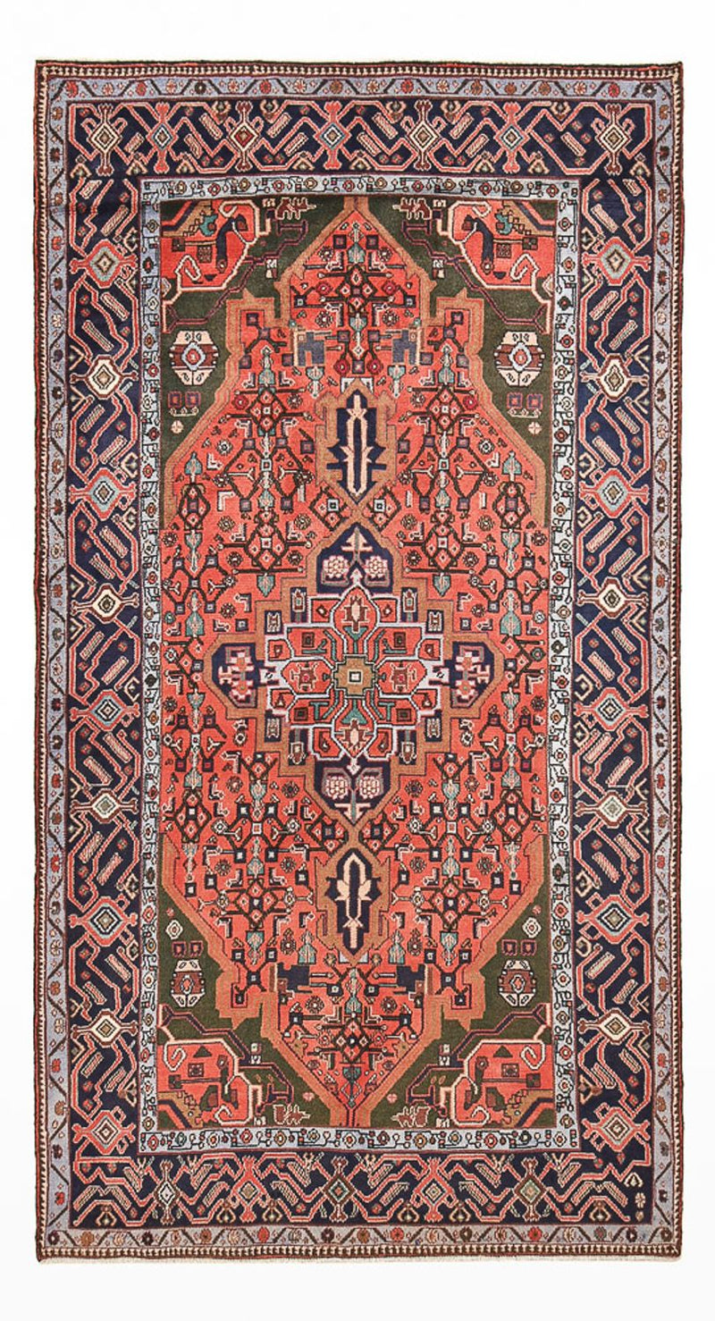 Persisk tæppe - Nomadisk - 277 x 150 cm - lysrød