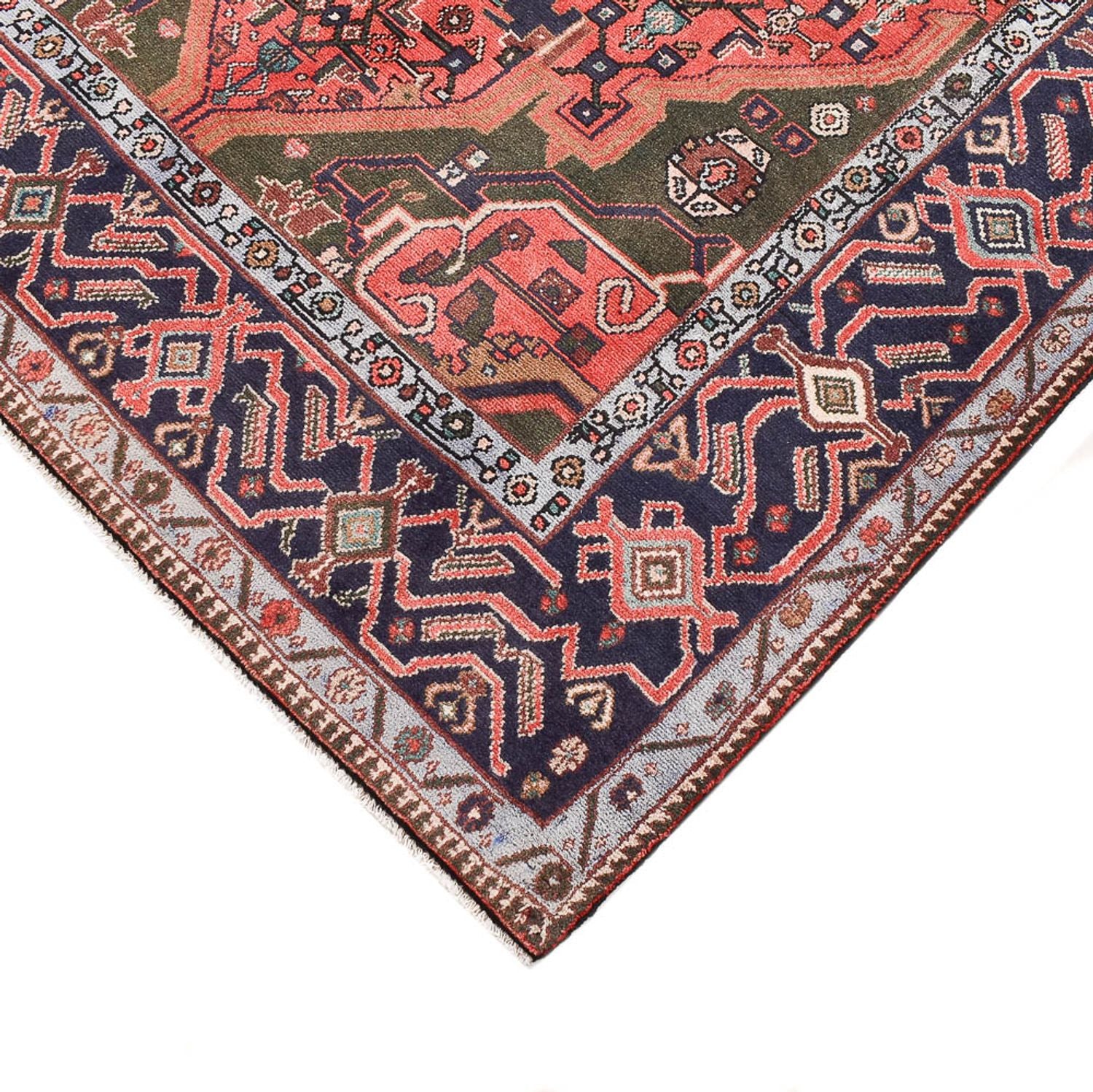 Persisk tæppe - Nomadisk - 277 x 150 cm - lysrød