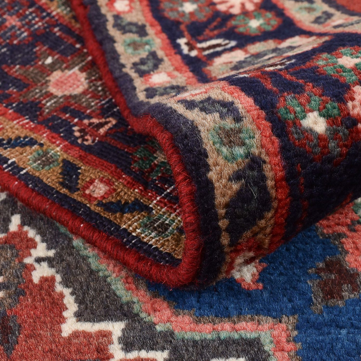 Løber Persisk tæppe - Nomadisk - 222 x 78 cm - mørkerød