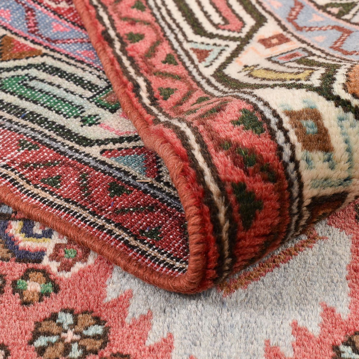 Løber Persisk tæppe - Nomadisk - 183 x 80 cm - lysrød