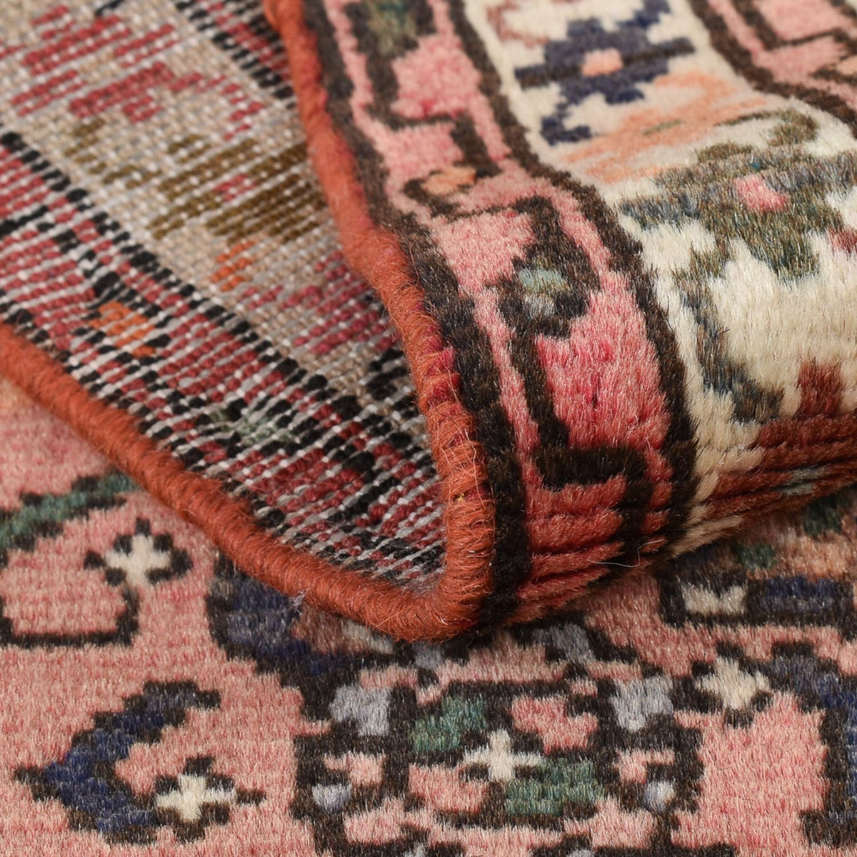 Løber Persisk tæppe - Nomadisk - 195 x 70 cm - lysrød