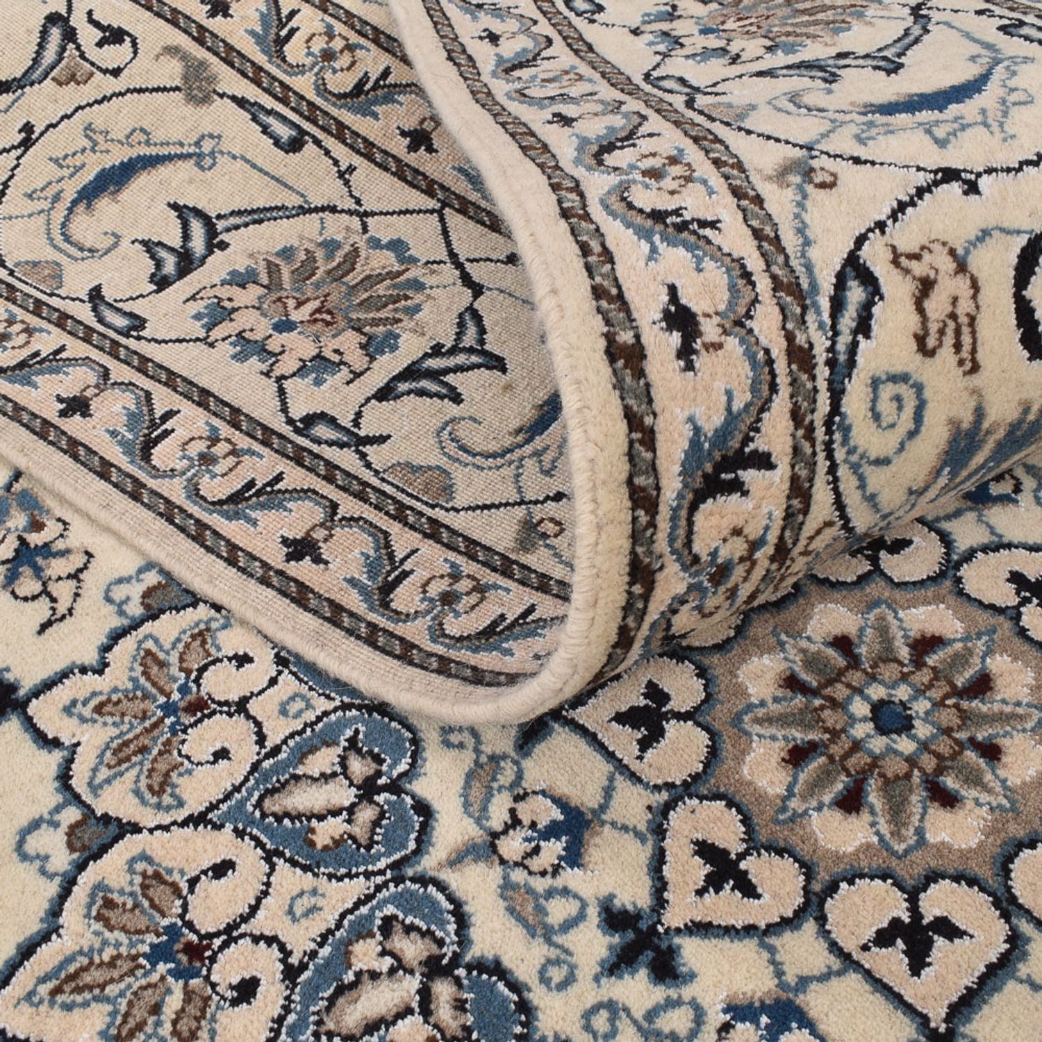 Persisk tæppe - Nain - 300 x 198 cm - sand