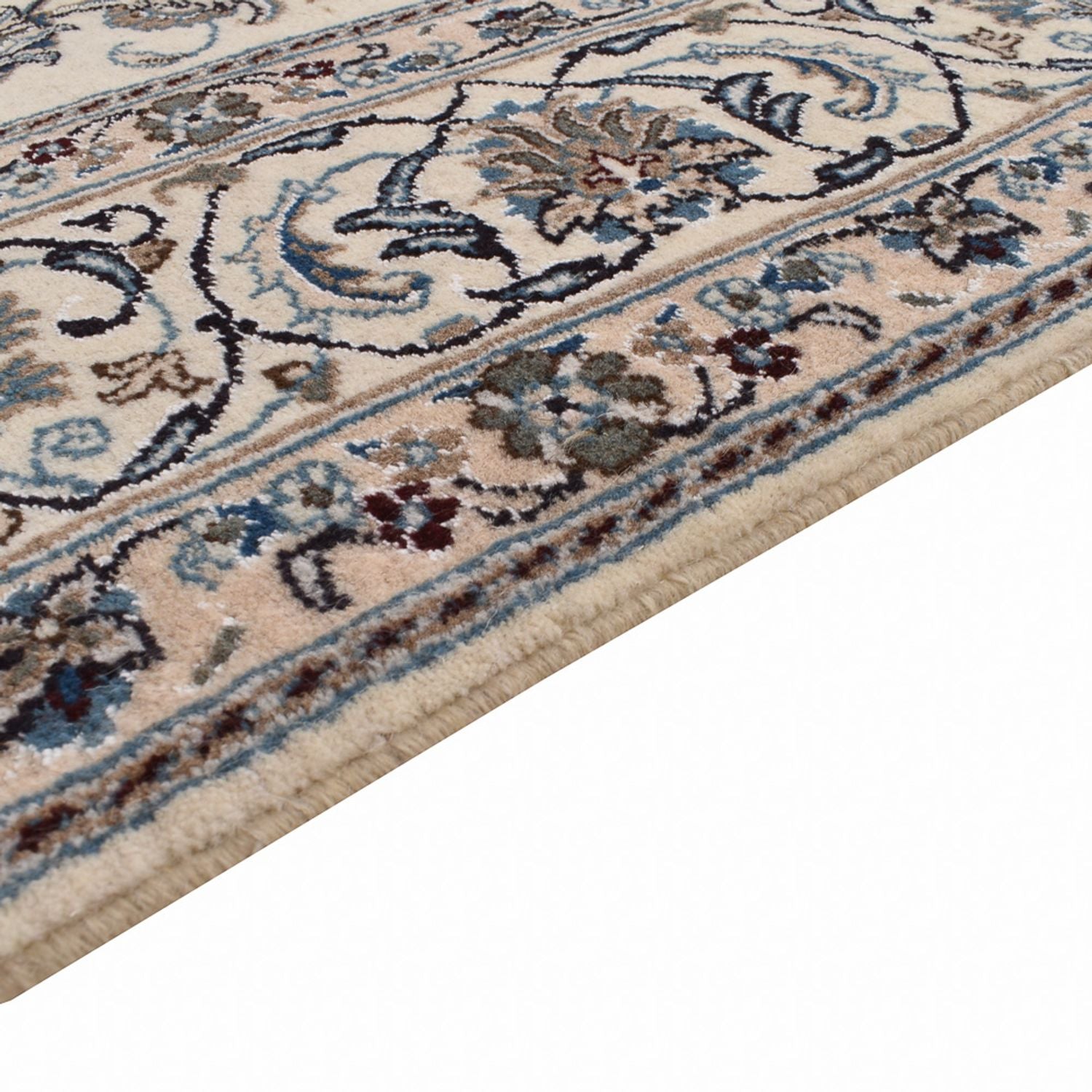 Persisk tæppe - Nain - 300 x 198 cm - creme