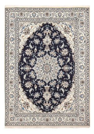 Persisk tæppe - Nain - 236 x 165 cm - mørkeblå