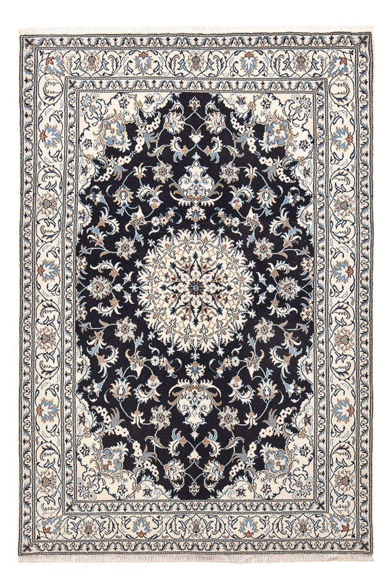 Persisk tæppe - Nain - 242 x 162 cm - mørkeblå