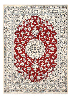 Persisk tæppe - Nain - 233 x 167 cm - rød