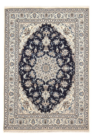 Persisk tæppe - Nain - 239 x 165 cm - mørkeblå