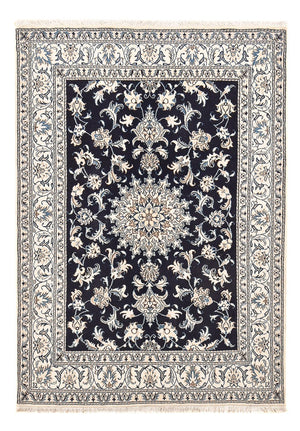 Persisk tæppe - Nain - 207 x 146 cm - mørkeblå
