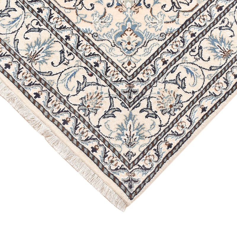 Persisk tæppe - Nain - 202 x 150 cm - lys beige