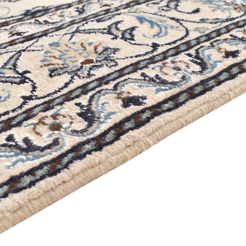 Persisk tæppe - Nain - 202 x 150 cm - lys beige