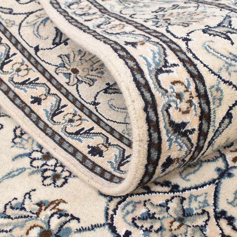 Persisk tæppe - Nain - 202 x 150 cm - lys beige