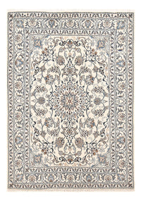 Persisk tæppe - Nain - 207 x 149 cm - lys beige