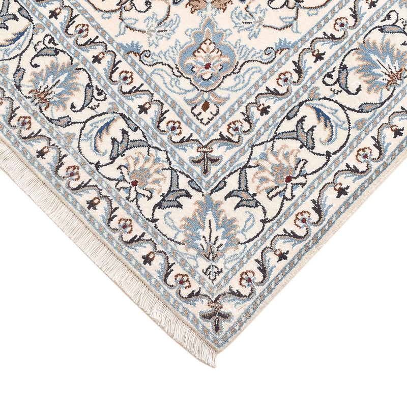 Persisk tæppe - Nain - 207 x 149 cm - lys beige