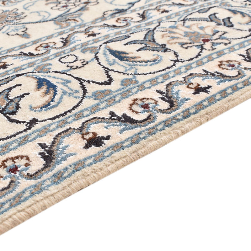 Persisk tæppe - Nain - 207 x 149 cm - lys beige