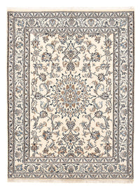 Persisk tæppe - Nain - 195 x 147 cm - lys beige