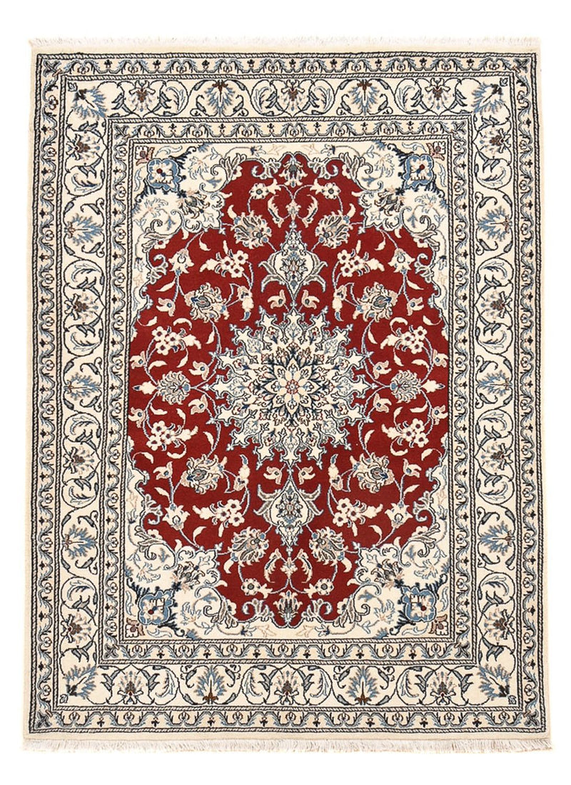 Persisk tæppe - Nain - 195 x 143 cm - rød