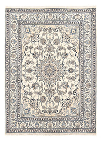 Persisk tæppe - Nain - 207 x 152 cm - lys beige