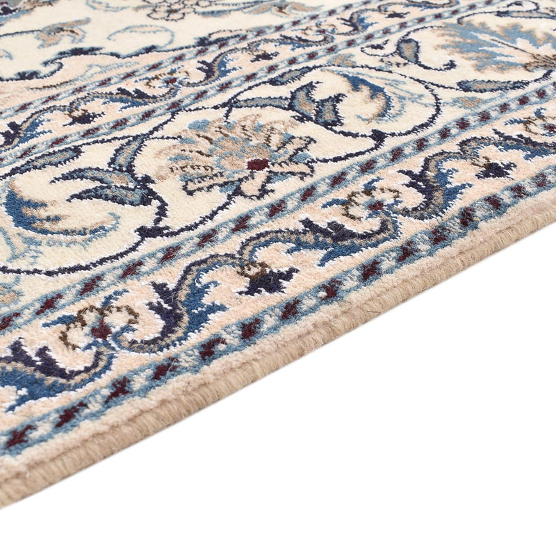 Persisk tæppe - Nain - 207 x 152 cm - lys beige
