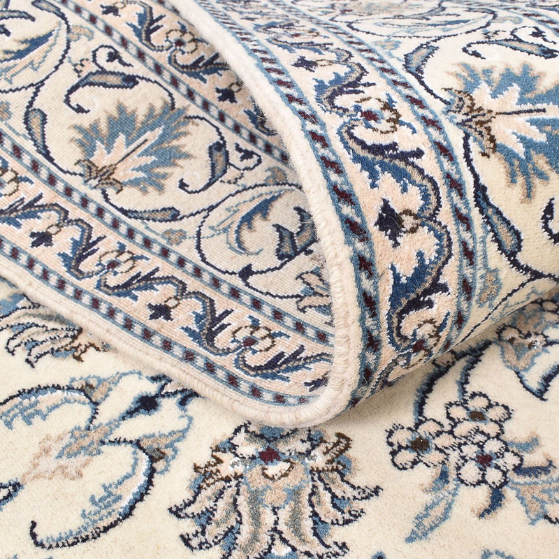Persisk tæppe - Nain - 207 x 152 cm - lys beige