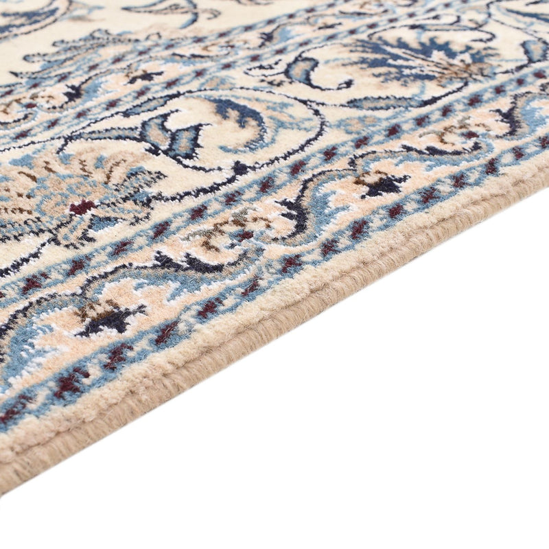 Persisk tæppe - Nain - 203 x 148 cm - lys beige