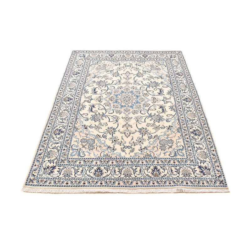 Persisk tæppe - Nain - 203 x 148 cm - lys beige