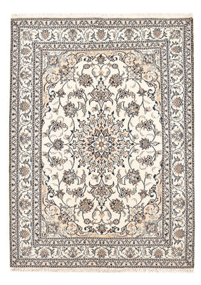 Persisk tæppe - Nain - 200 x 150 cm - lys beige