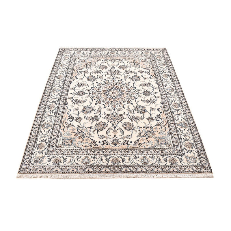 Persisk tæppe - Nain - 200 x 150 cm - lys beige