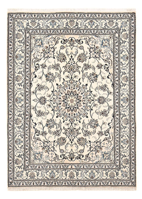 Persisk tæppe - Nain - 200 x 148 cm - lys beige