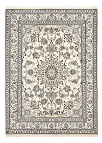 Persisk tæppe - Nain - 200 x 148 cm - lys beige