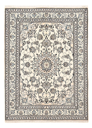 Persisk tæppe - Nain - 200 x 148 cm - lys beige