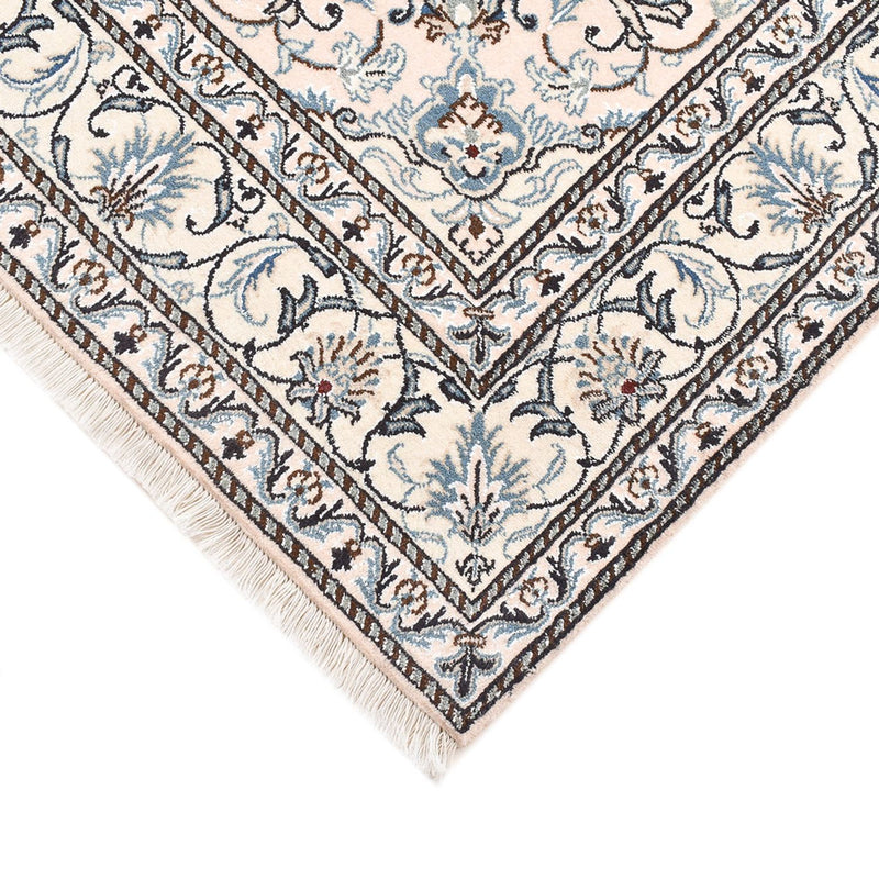 Persisk tæppe - Nain - 200 x 148 cm - lys beige