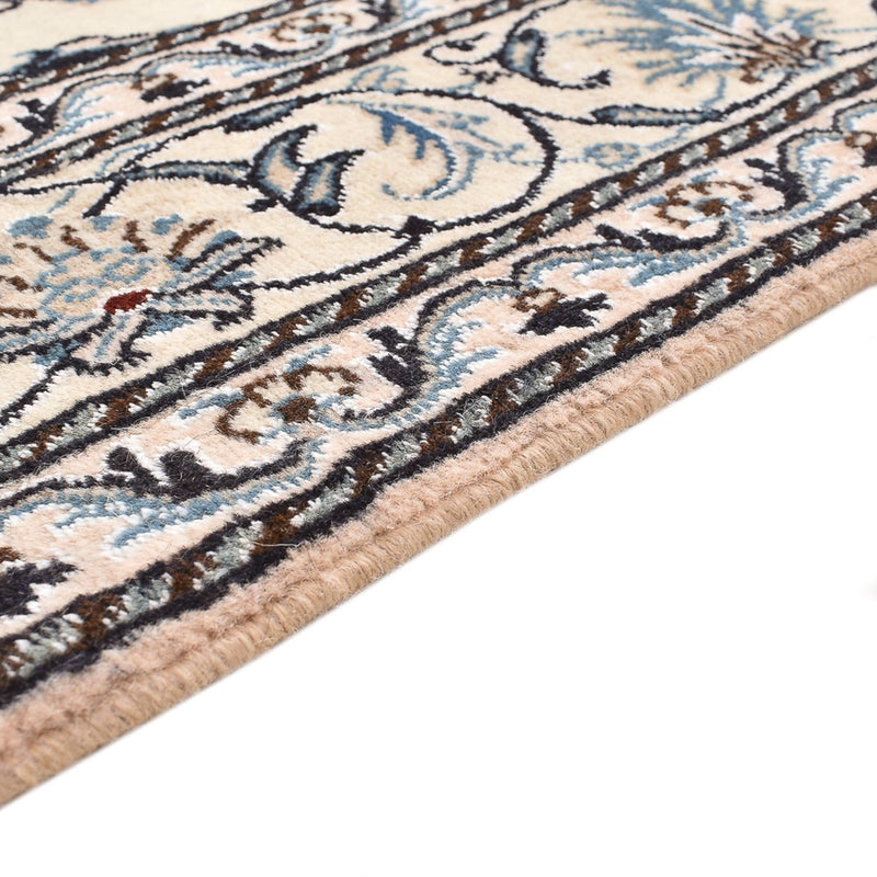 Persisk tæppe - Nain - 200 x 148 cm - lys beige