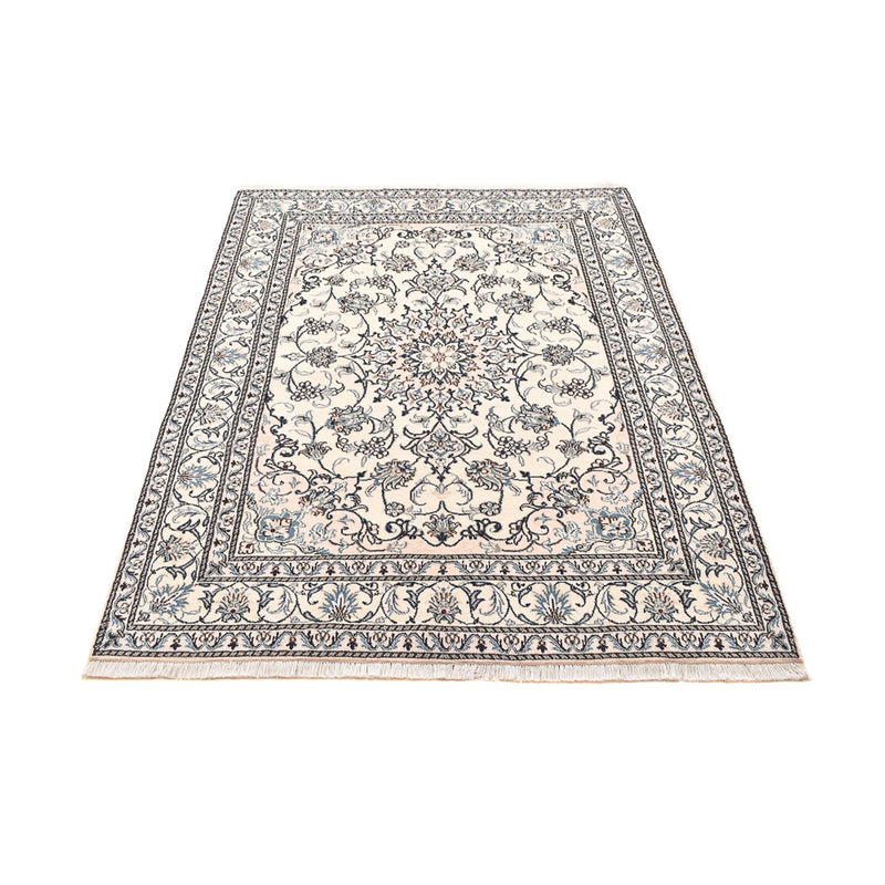 Persisk tæppe - Nain - 200 x 148 cm - lys beige