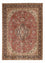 Persisk tæppe - Tabriz - 348 x 245 cm - lysrød
