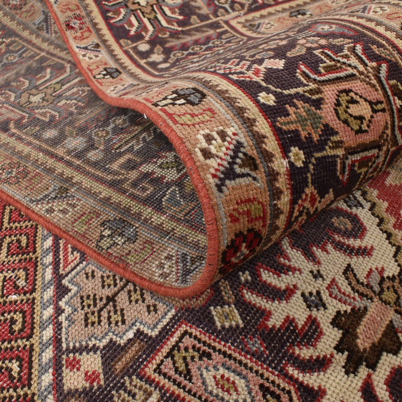 Persisk tæppe - Tabriz - 348 x 245 cm - lysrød