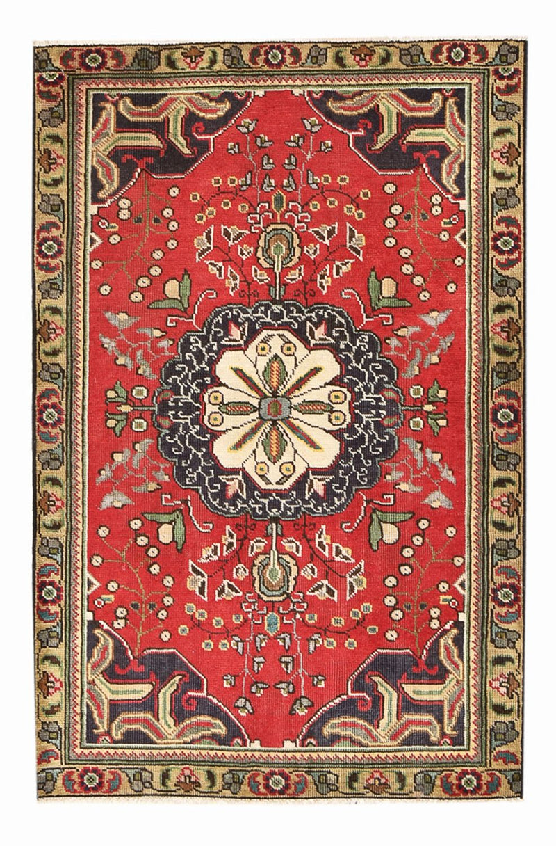 Persisk tæppe - Tabriz - 155 x 100 cm - rød