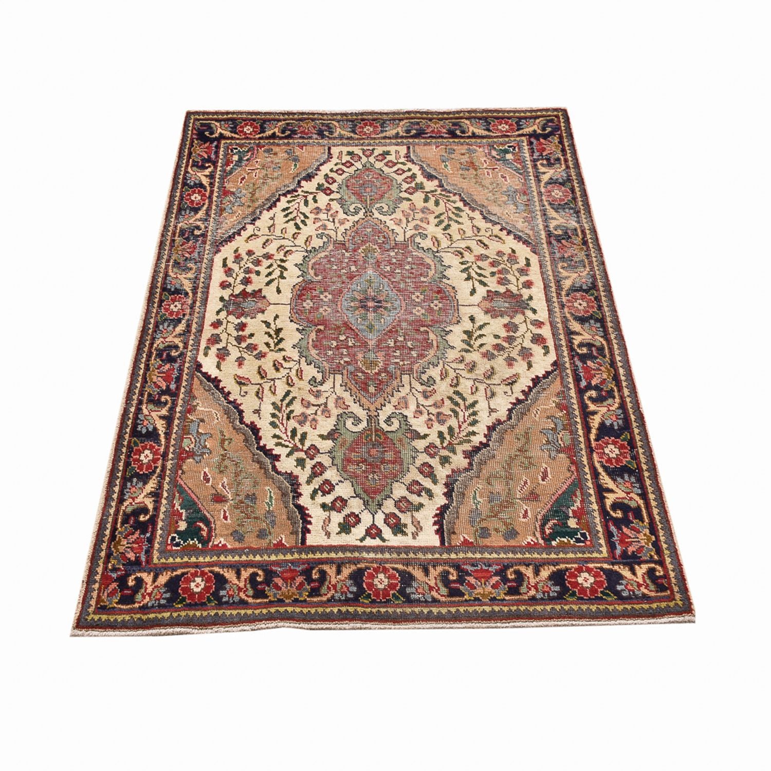 Persisk tæppe - Tabriz - 150 x 100 cm - flerfarvet